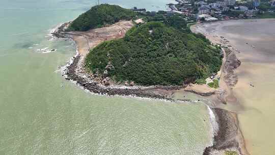 广东汕头莱芜旅游区航拍