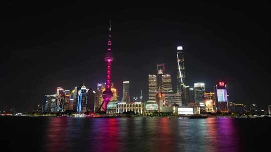 上海外滩夜景延时