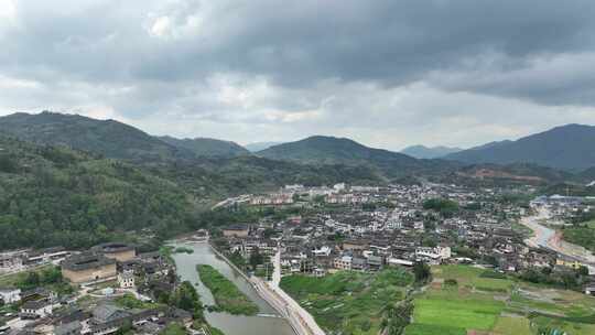 福建土楼(南靖)景区云水谣景区航拍