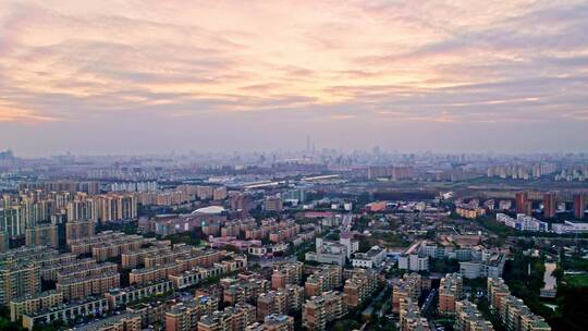 上海城市天际线航拍