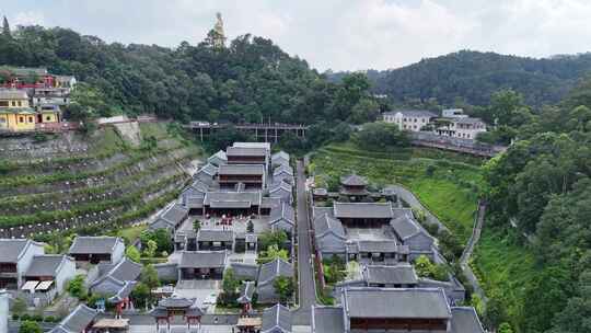 广西梧州两广总督府旅游景区航拍