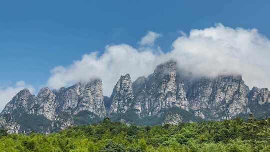 江西庐山五老峰云岫美景延时