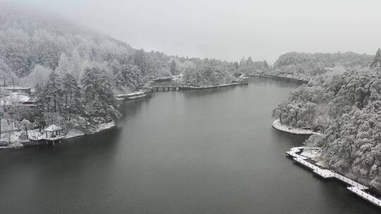 庐山雪景