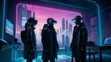 科幻未来黑客VR虚拟现实高清在线视频素材下载