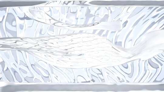 抽象几何风格3D渲染画面