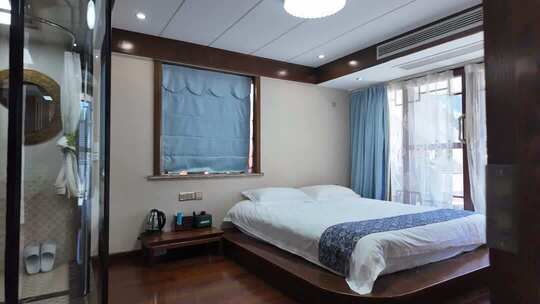 现代卧室室内场景