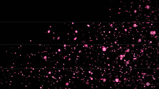 8K超宽花瓣飘落飞散全息投影视频素材高清在线视频素材下载