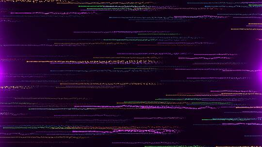 4K粉紫色粒子横向穿梭循环视频1