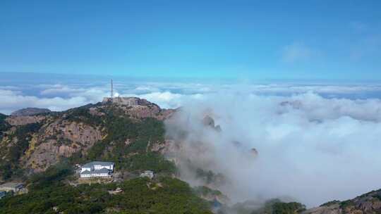 安徽黄山风景区风景视频素材航拍