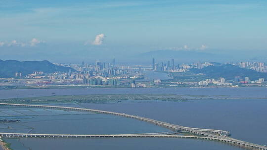 大湾区珠海金湾航空新城航拍