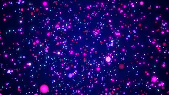 彩色球体粒子抽象背景