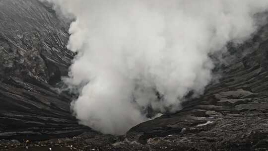 航拍Bromo火山