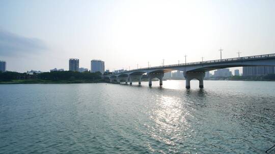 南宁邕江大桥视频素材模板下载