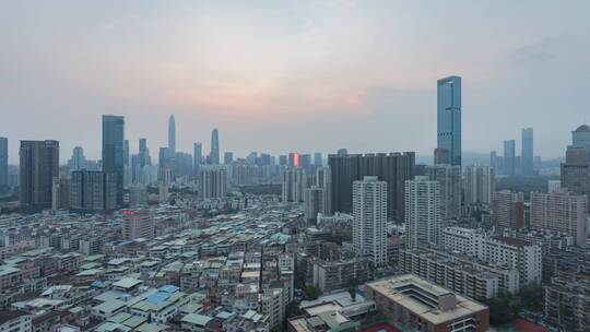 深圳福田中心区CBD夜景