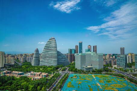 北京朝阳区望京SOHO地标建筑