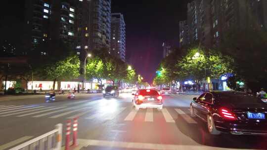 夜晚公路空镜头