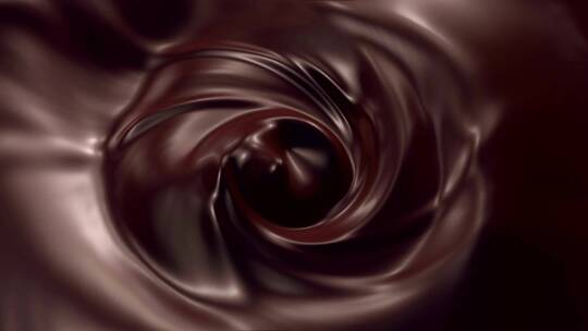 搅拌巧克力漩涡2