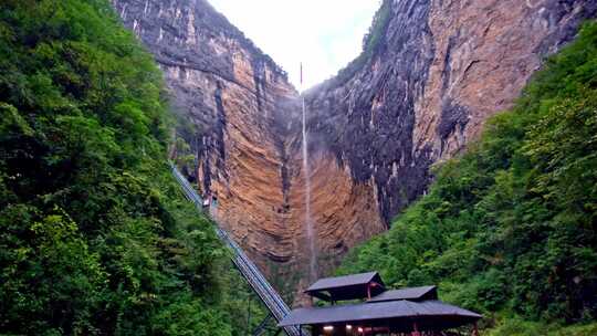 湖北恩施鹿院坪景点延时摄影