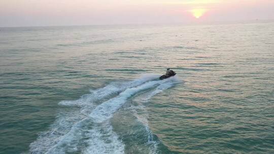 广西北海涠洲岛海滨海景自然风光航拍