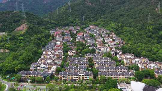 台州市路桥区，泊盛桃源，航拍