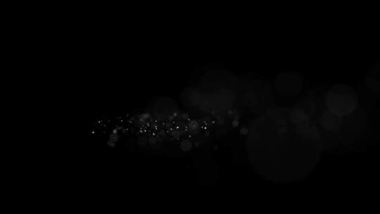 黑色背景粒子特效