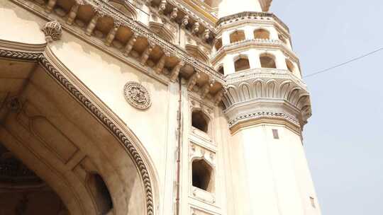 Charminar Hyderabad的垂直视图