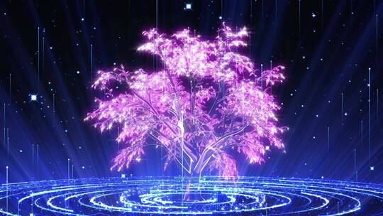 粒子星盘水晶大树3