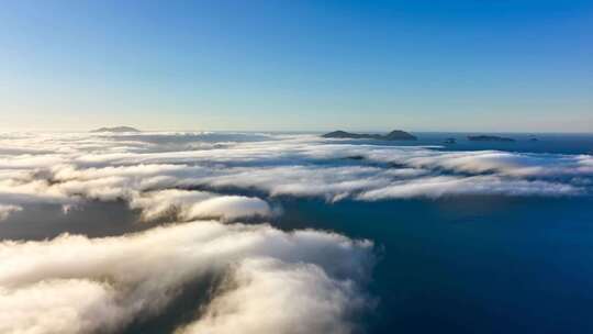 高空俯瞰云海景观