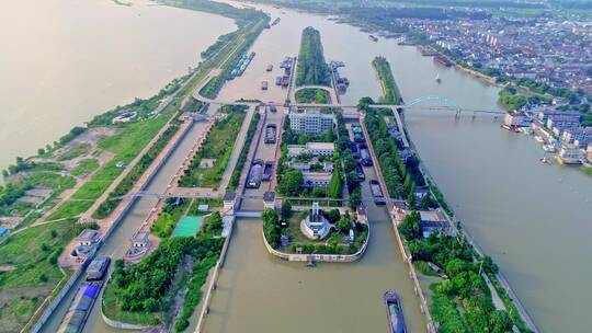 扬州京杭大运河邵伯船闸
