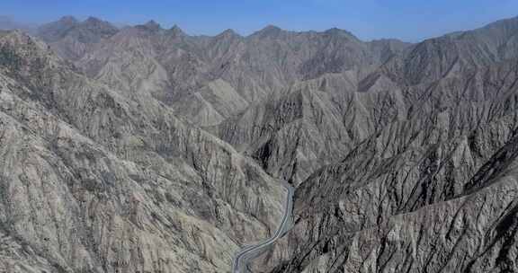 帕米尔高原千年古道塔莎古道山脉峡谷戈壁滩