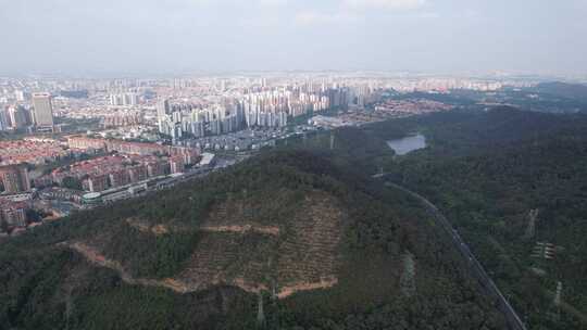 东莞黄旗山周边航拍