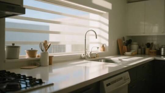 时间流逝光影变化 室内房间建筑