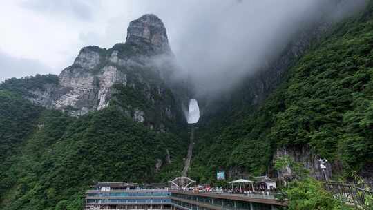 张家界天门山延时