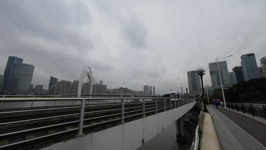 广州芭提有轨电车视频素材模板下载