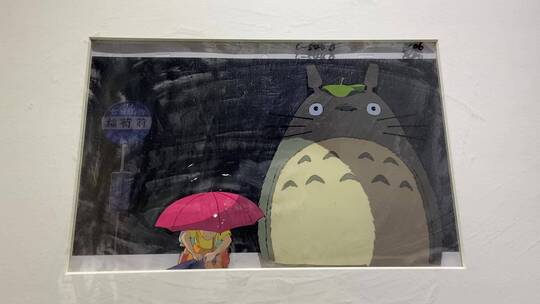 济南万象城宫崎骏原画展，龙猫赛格璐展览