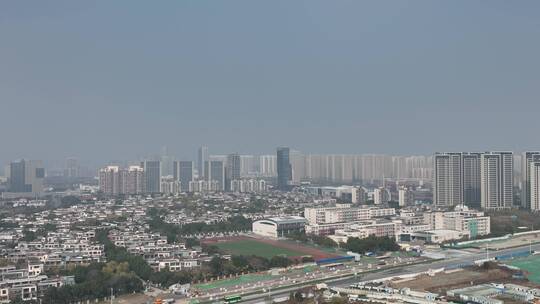 南京江宁九龙湖城市风光住宅航拍视频素材模板下载