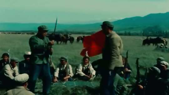 70年代新疆民兵训练 解放军训练民兵