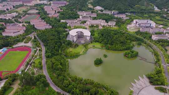 航拍浙江农林大学