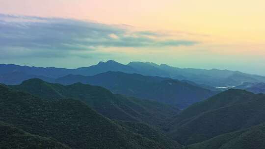 嵩山晚霞延伸