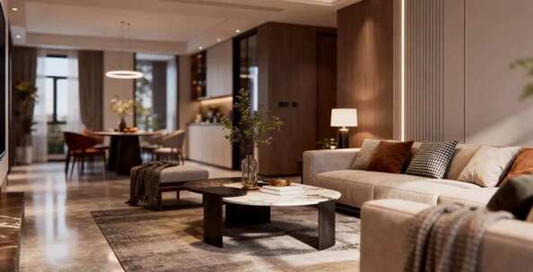 现代风格客厅室内装修素材