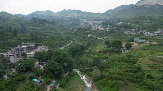 织金洞附近山川百里画廊视频素材模板下载