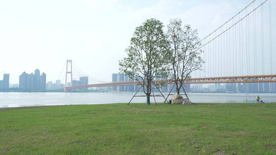 武汉洪山江滩公园风景