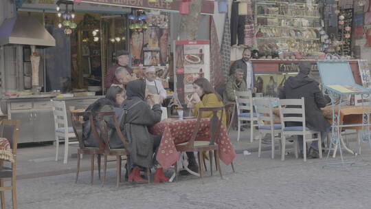 土耳其街头行人视频素材模板下载