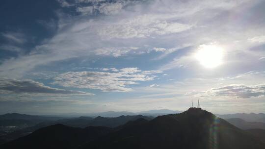 南方丘陵山川森林航拍