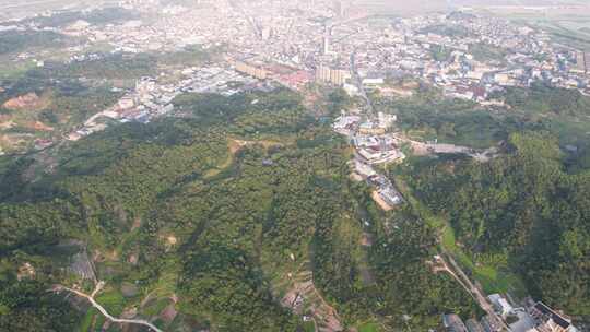 浙江宁波宁海西店镇风景航拍