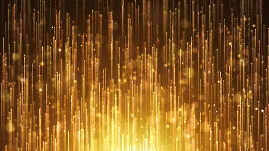 大气金色粒子光线升起颁奖典礼晚会演出背景