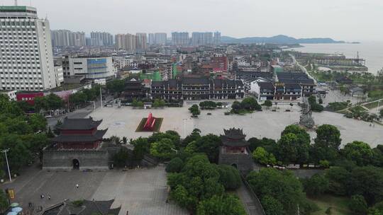 湖南岳阳汴河街巴陵广场视频素材模板下载