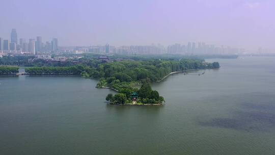 武汉东湖风光航拍4K视频