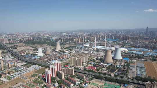 城市工业生产工厂山东济南火电厂