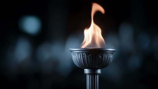 希望之火在黑暗中燃烧